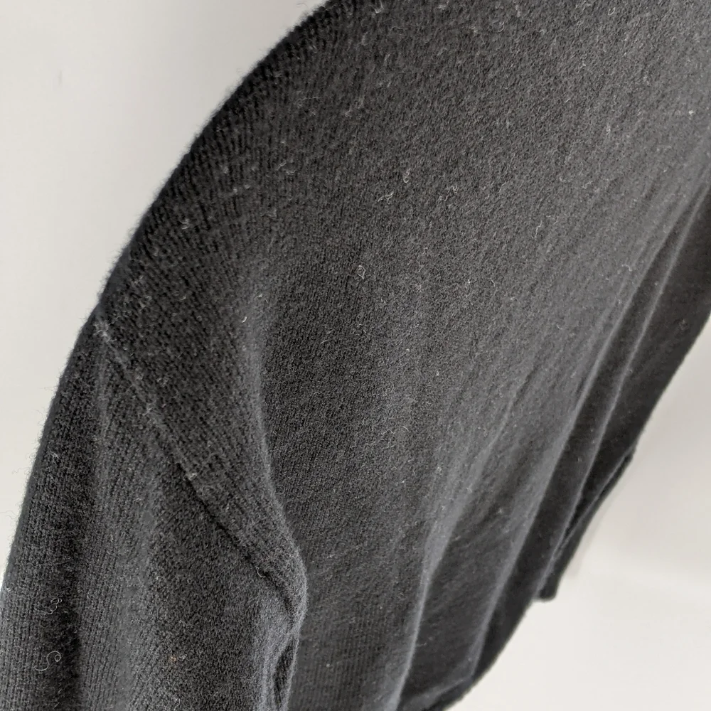 Athleta Wool Blend Knit Pullover Brindle Sweater Marled Long Sleeve Thumb Holes - Picture 10 of 14